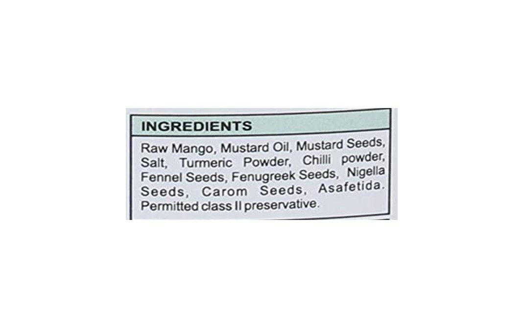 Favor8 Mango Pickle (Dry)    Glass Jar  500 grams
